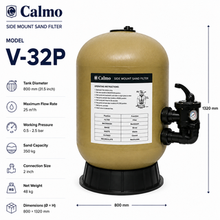 فیلتر شنی استخر کالمو مدل V-32P