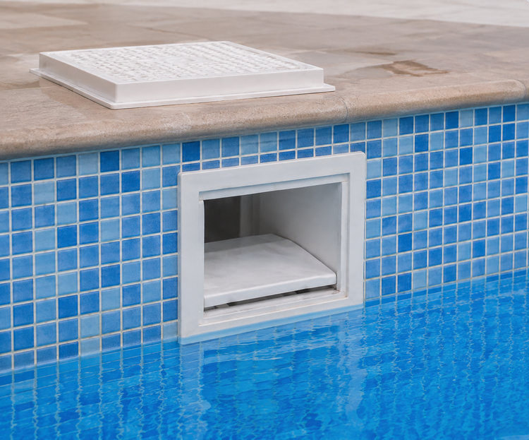 اسکیمر خارجی بزرگ استخر بتنی ۲ اینچ مدل SK-03