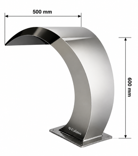 نازل آبشاری استیل کالمو مدل CFM-500-600/B با ابعاد ۶۰۰×۵۰۰ میلیمتر