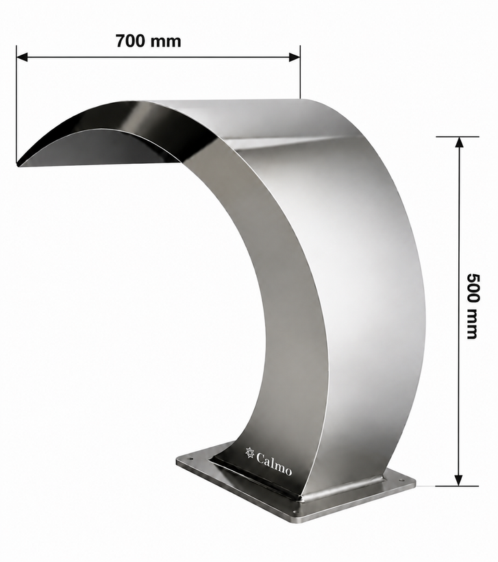 نازل آبشاری استیل کالمو مدل CFM-500-700/B با ابعاد ۷۰۰×۵۰۰ میلیمتر