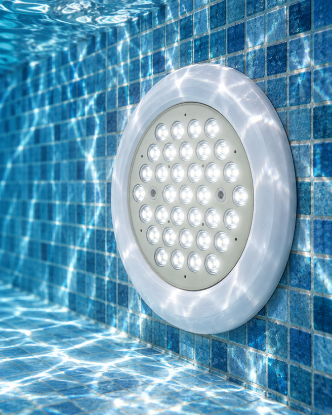 چراغ روکار استخری LED تک رنگ 36 وات