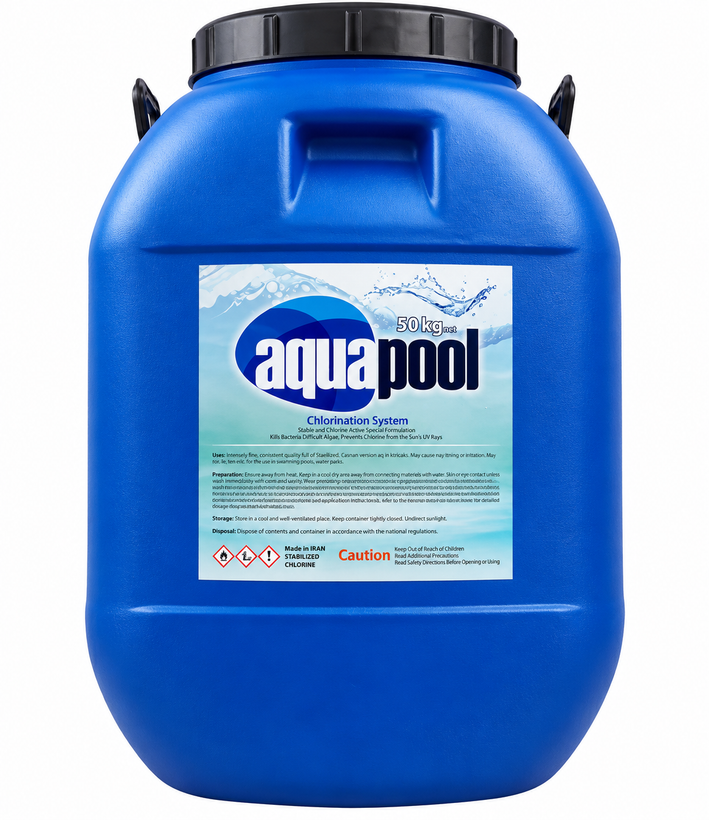 قرص کلر آنزیمدار آکواپول ۵۰ کیلویی | Aqua Pool